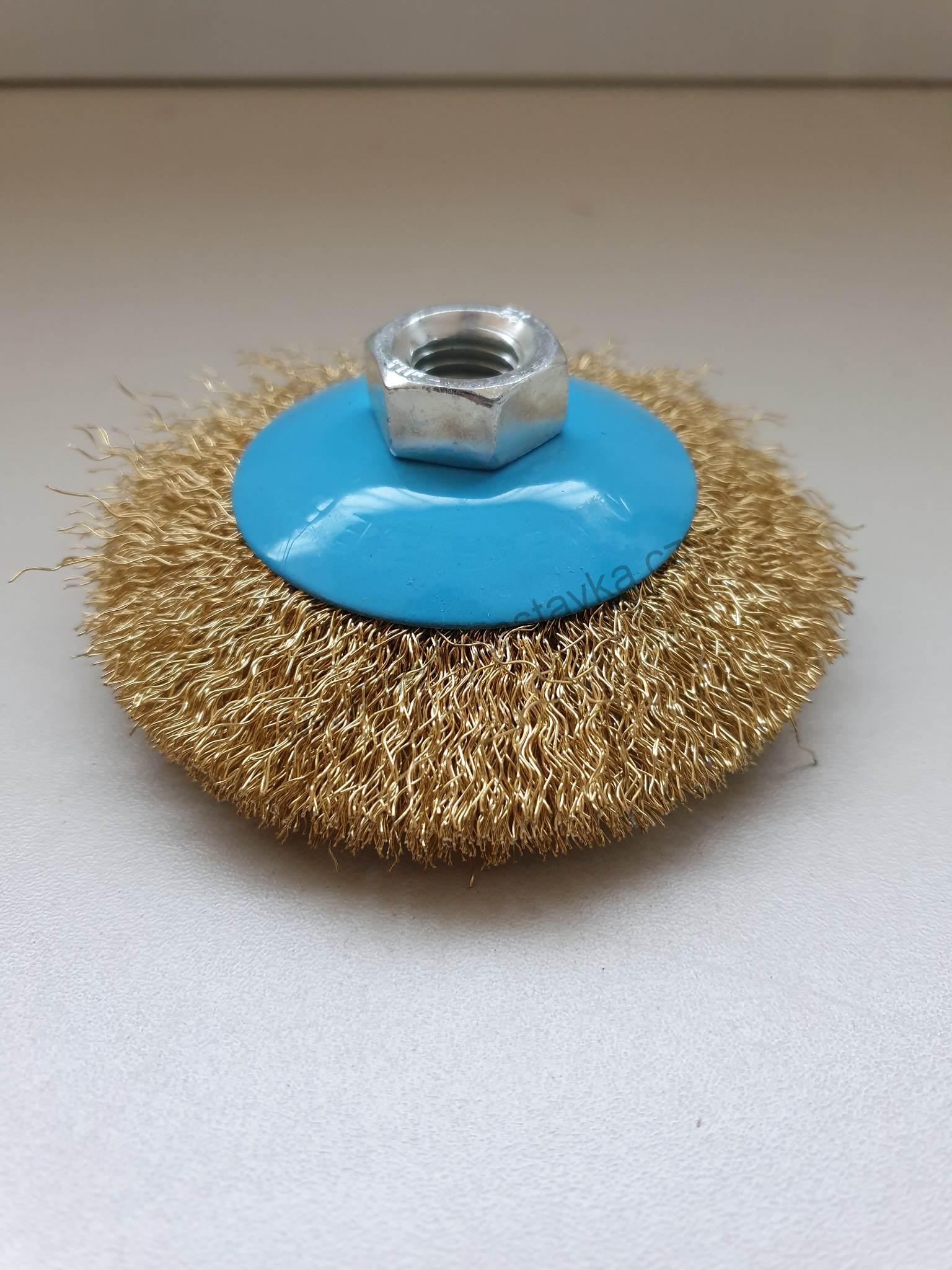 Kartáč miskový - vlnitý (100 mm x M14)