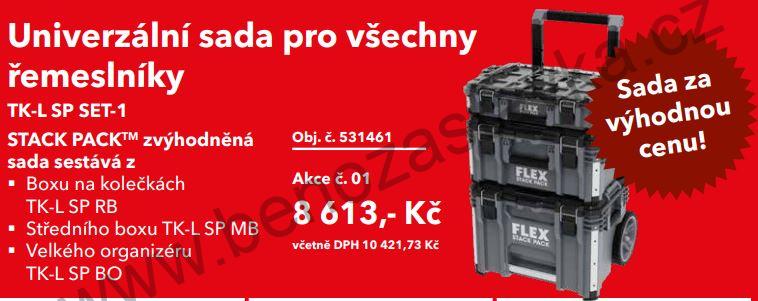 Sada transportních kufrů TK-L SP SET-1 STACK PACK Standard - FLEX