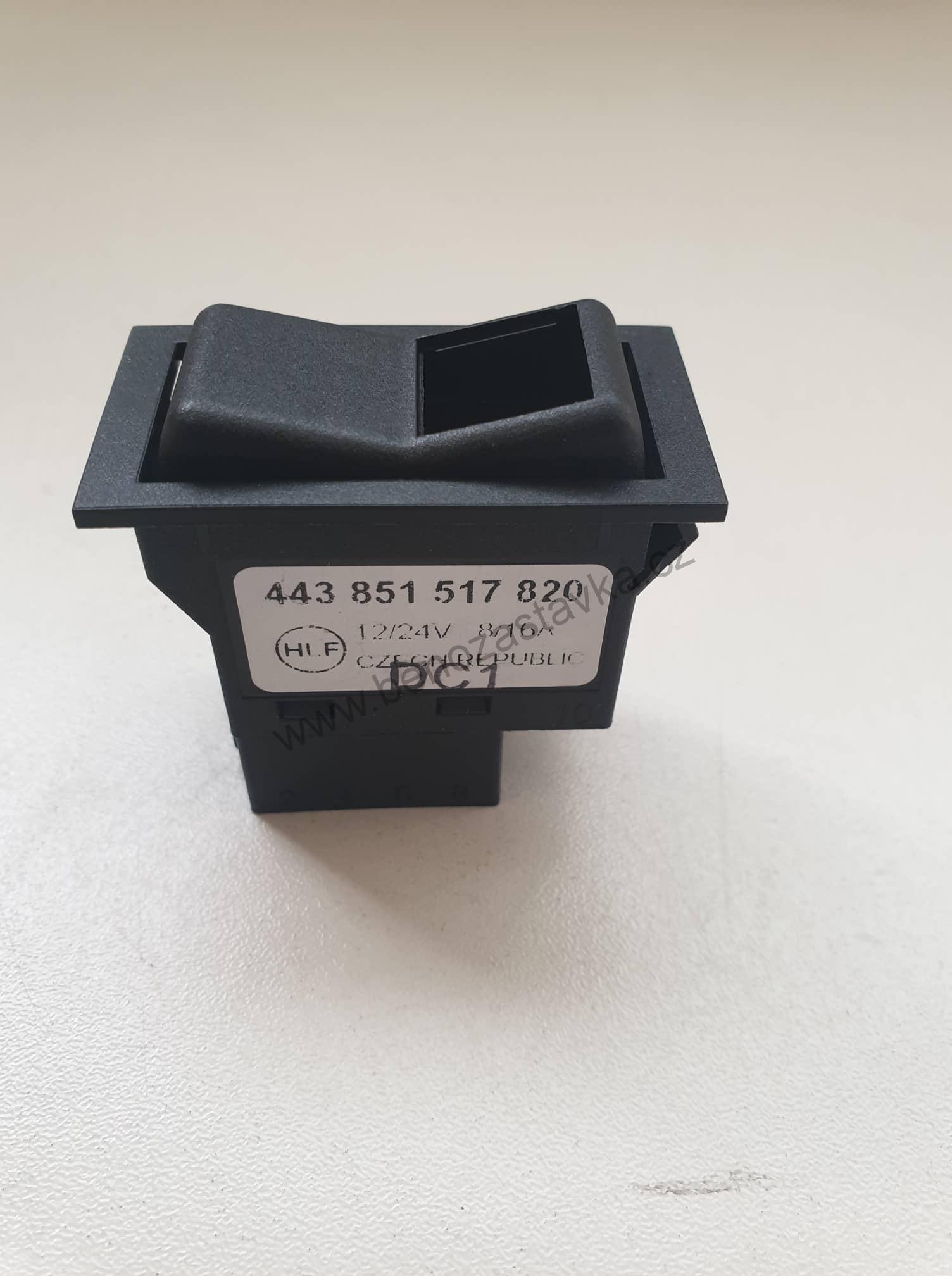 Přepínač tlumených a obrysových světel - Zetor