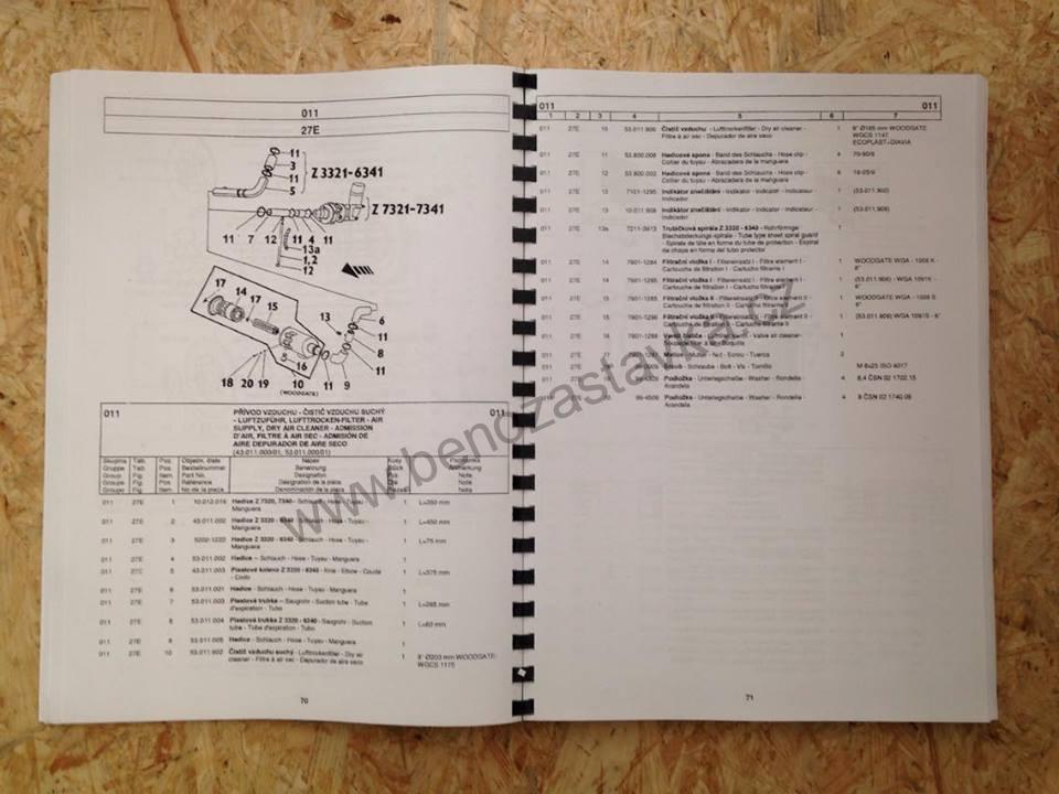 Katalog dílů Zetor 3320 3340 4320 4340 5320 5340 5340 H 6320 6340 7320 7340 T