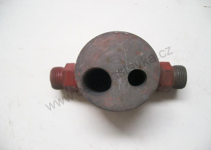 Těleso rozvodu oleje úplné - Zetor URI
