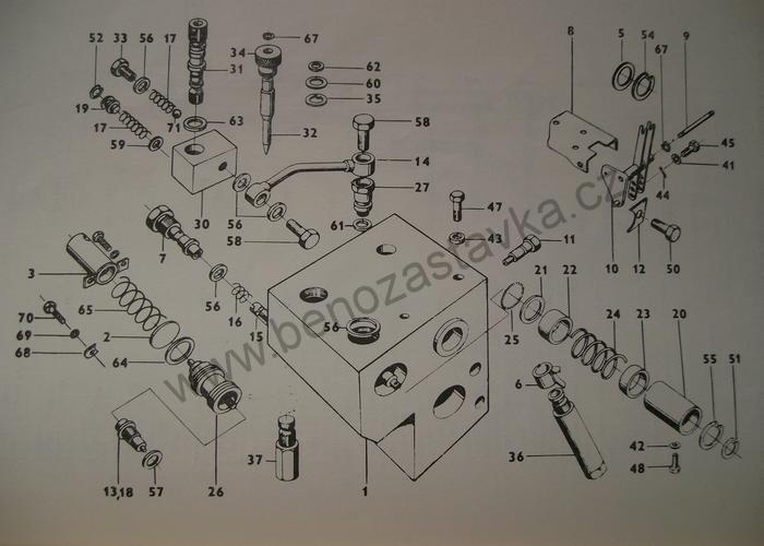 Pružina zpětného ventilu (29/9/1) - Zetor URII