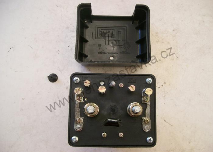 Přepínač baterie 12/24V - Zetor URII