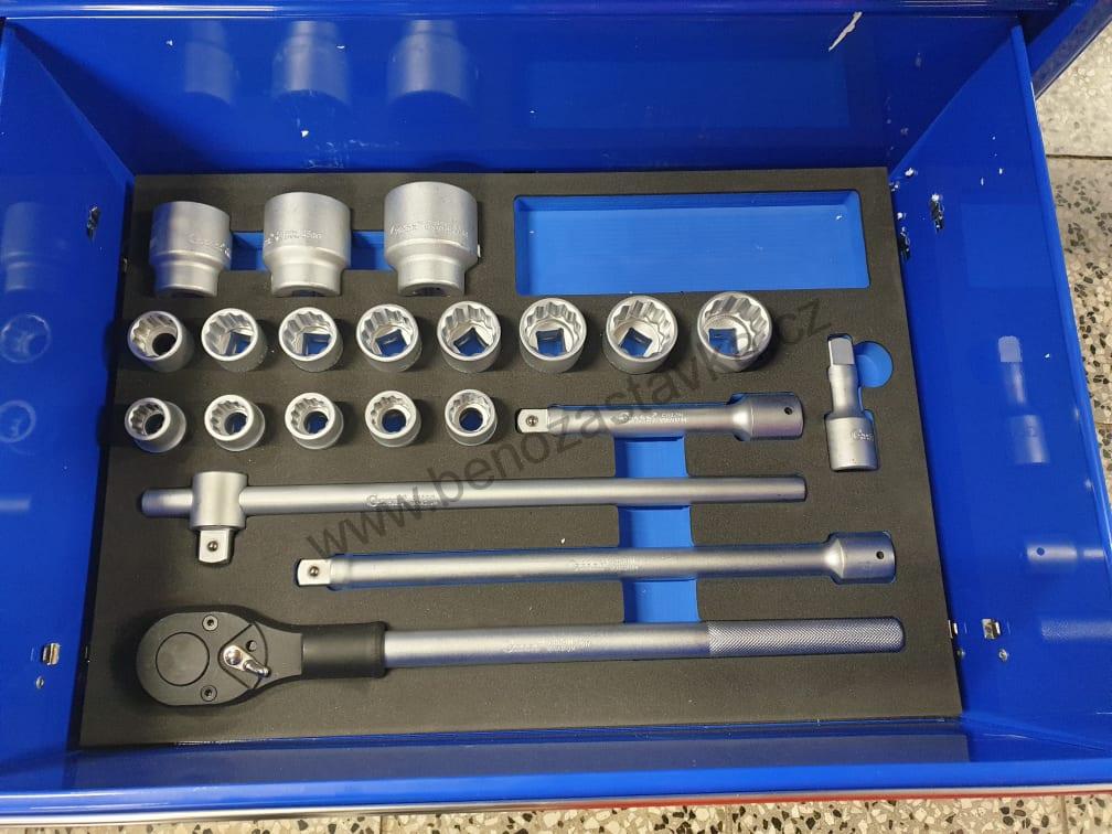 Modul - 3/4" 12hran - sada v pěně - 19-50mm - 21ks - CONDOR