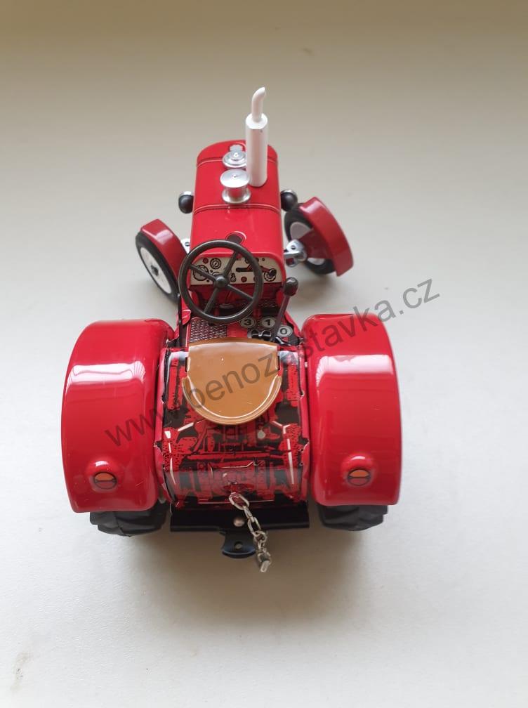 Plechový model traktor ZETOR 50 SUPER - červený - KOVAPCZ