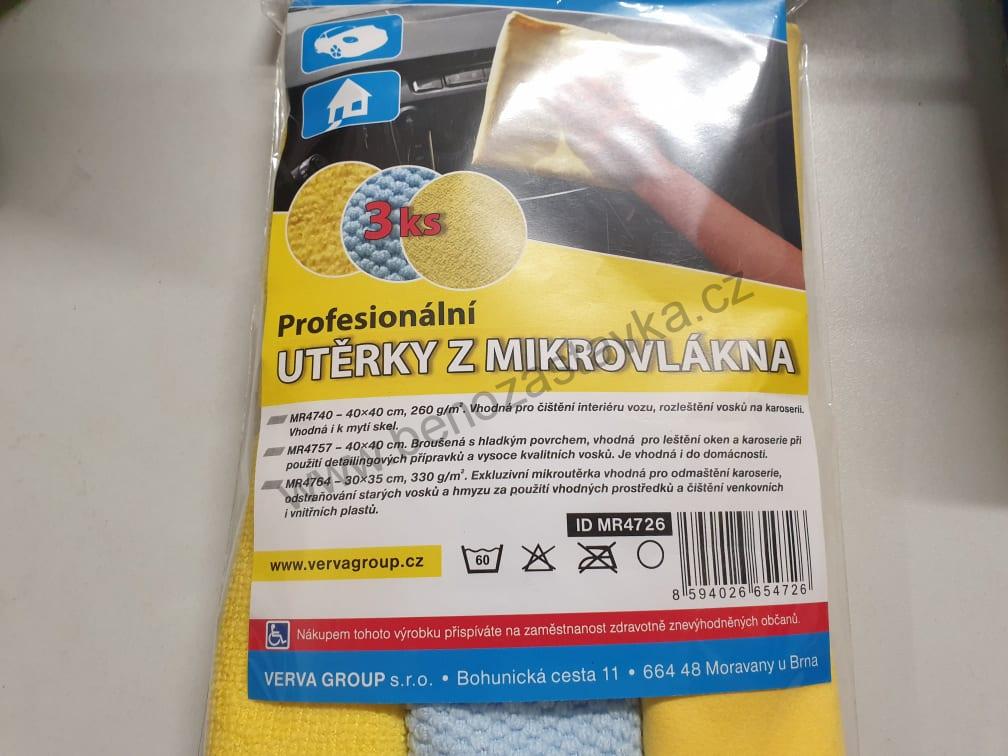 Sada utěrek z mikrovlákna - 3ks 