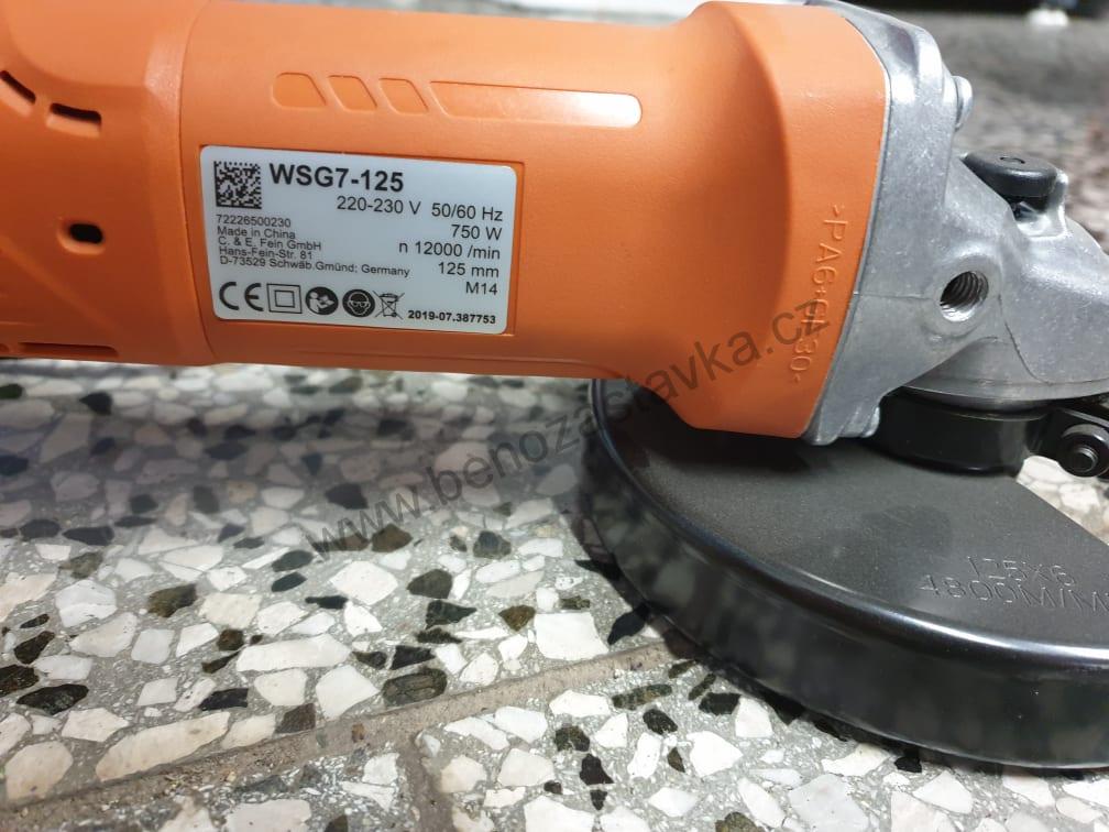 Kompaktní úhlová bruska WSG7-125 700W - FEIN