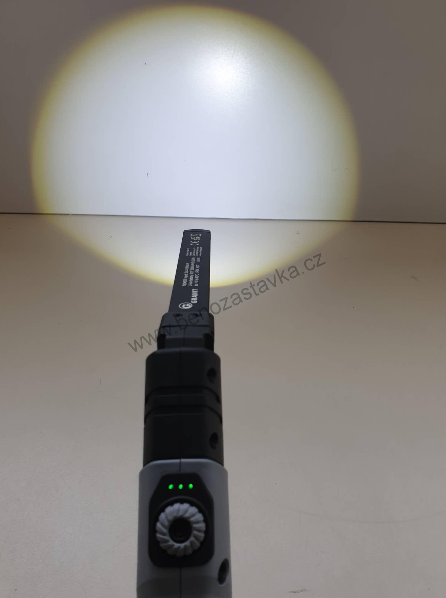 Akumulátorové LED tyčové pracovní světlo BEX 700 GRANIT BLACK EDITION