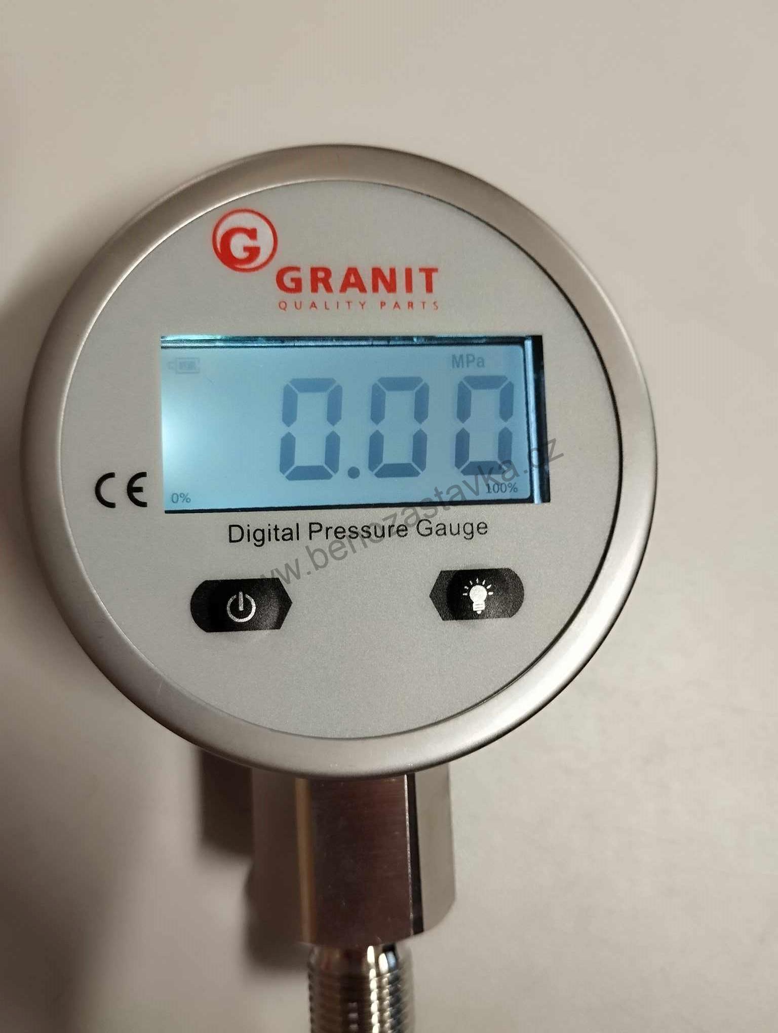 Digitální manometr /desetinná čísla/GRANIT