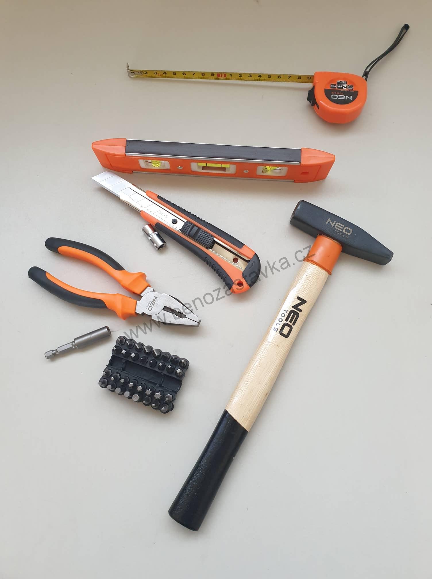 Sada Gola s nářadím 1/4" 60ks NEO TOOLS