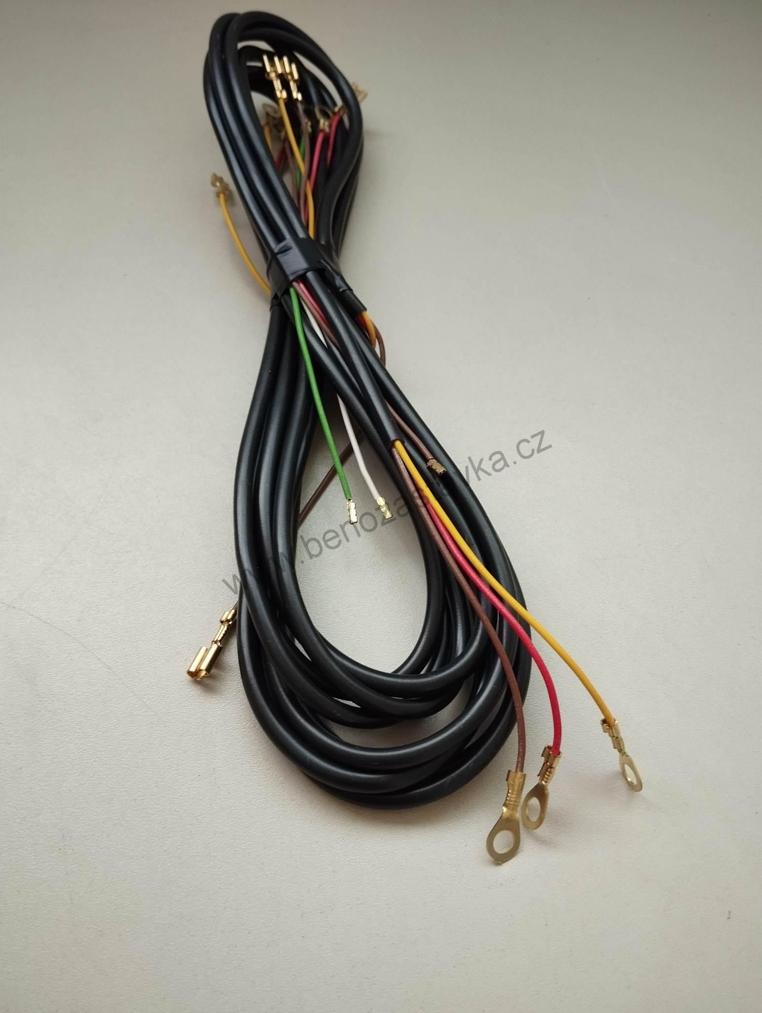 Univerzální elektroinstalace vlečky - Kompletní náhradní kabeláž D-47