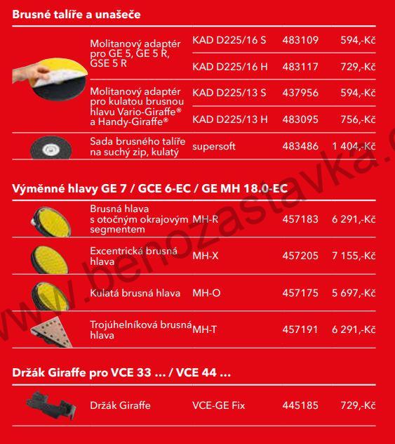 Mobilní pracoviště pro systémy broušení stěn a stropů GM 270 - FLEX