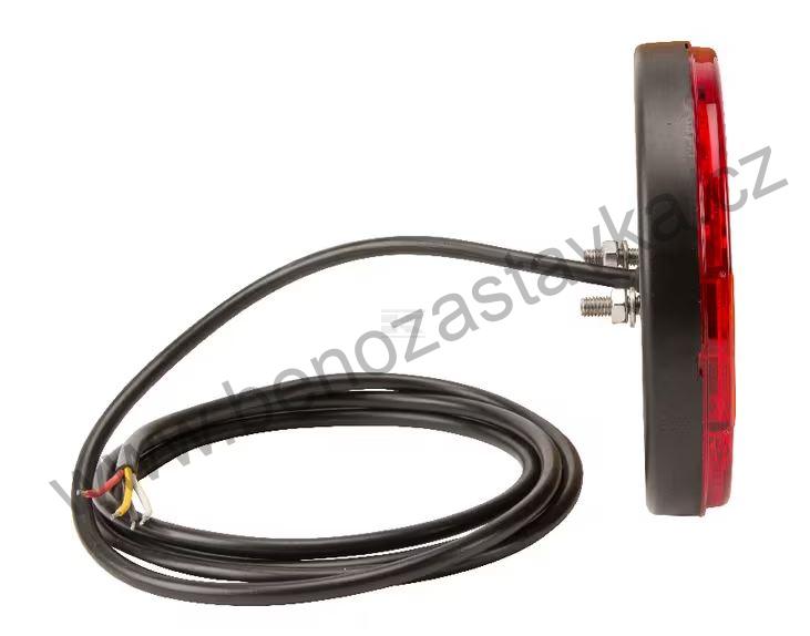 Multifunkční zadní světlo LED, 12/24 V, kulaté, Ø 140 mm