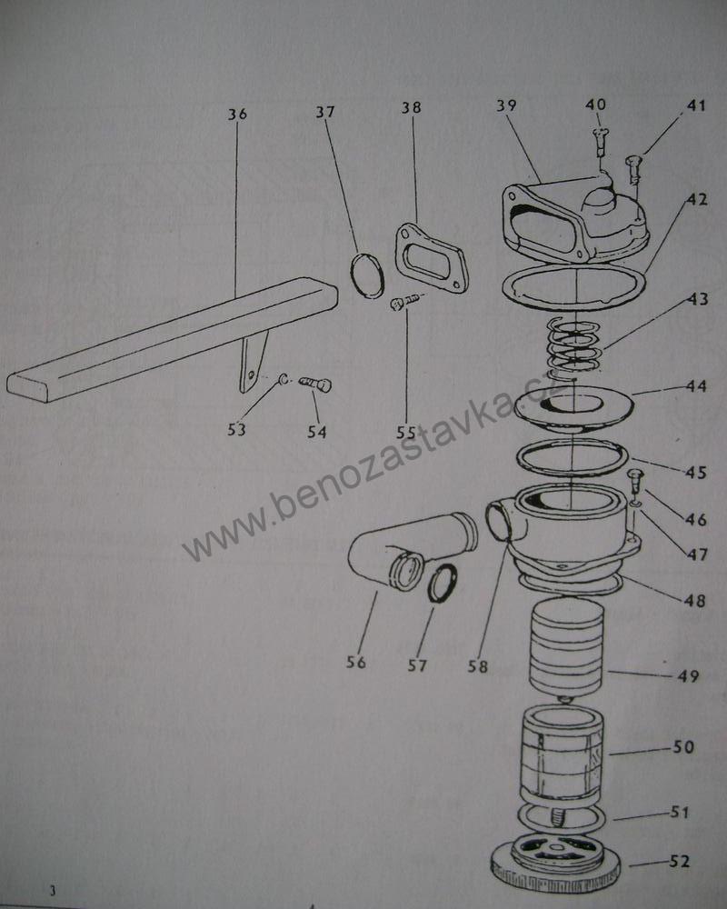Trubka sání - Zetor URI