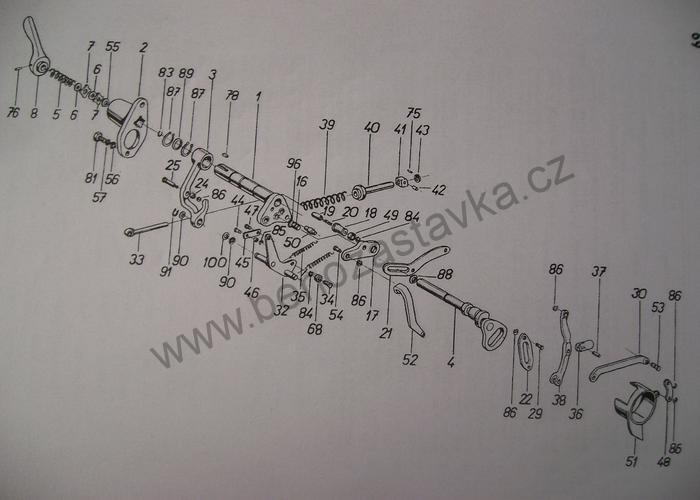 Čep kyvadla - Zetor