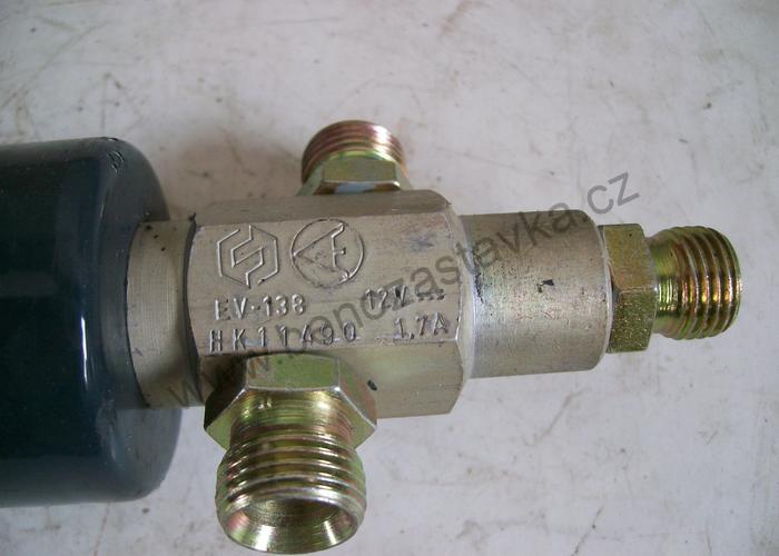 Ventil elektromagnetický - Zetor