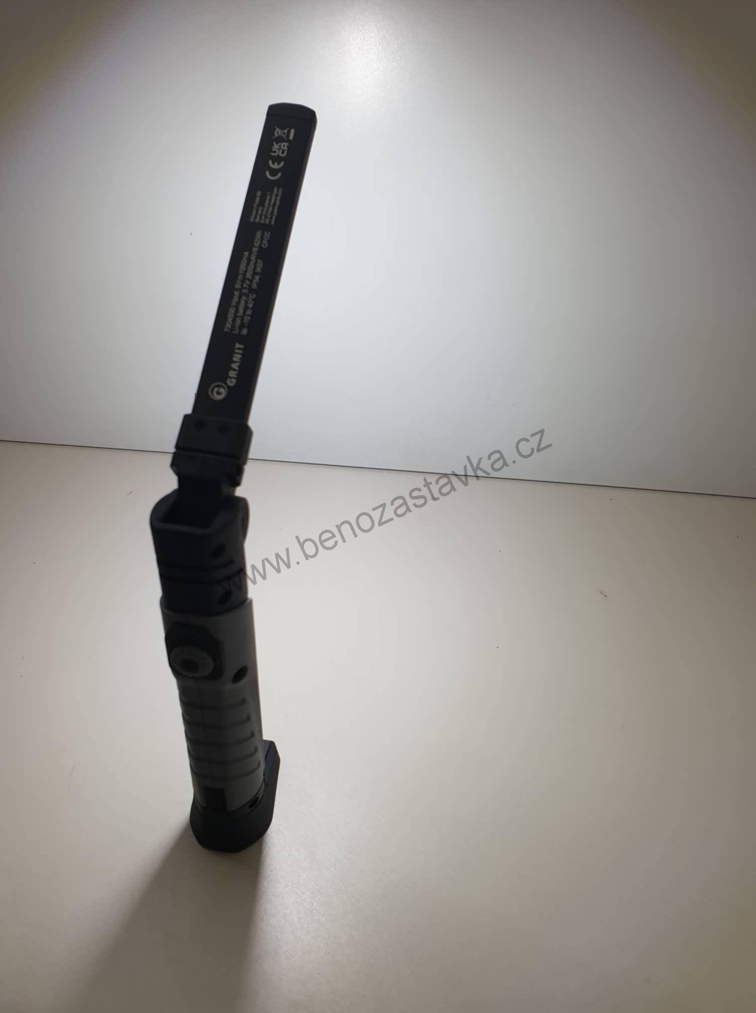 Akumulátorové LED tyčové pracovní světlo BEX 700 GRANIT BLACK EDITION