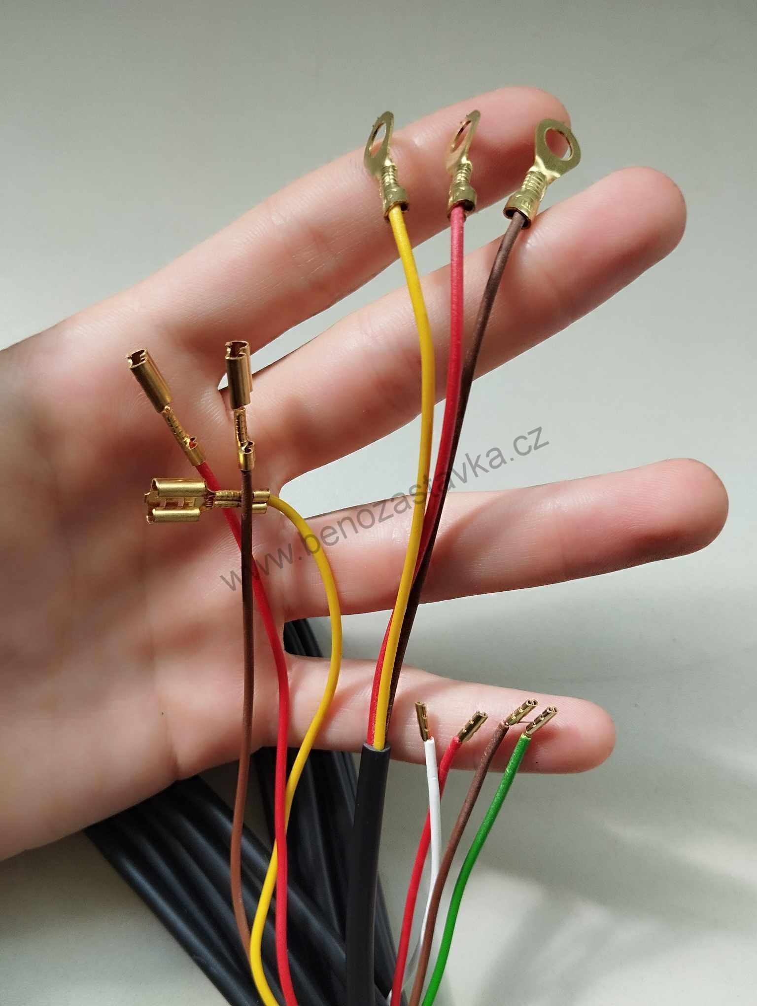 Univerzální elektroinstalace vlečky - Kompletní náhradní kabeláž D-47