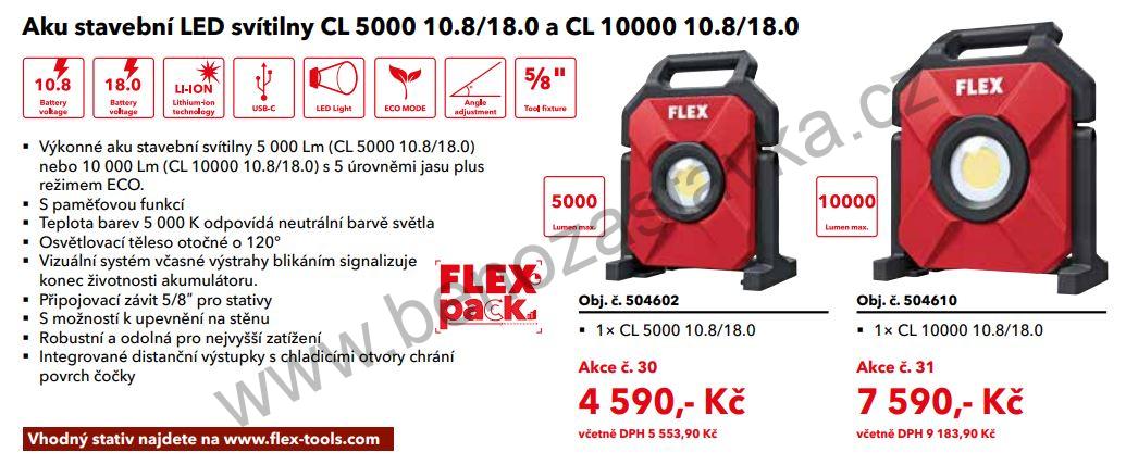 Aku svítilna CL 10000 10.8/18.0 FLEX