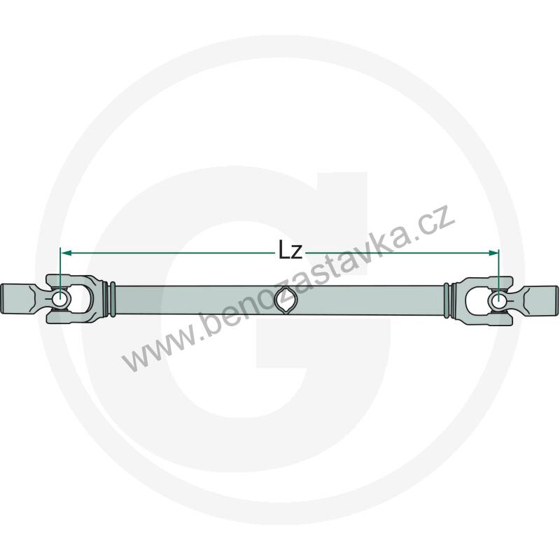 Kardan - kloubová hřídel Lz 860 - F 22 BLUELINE