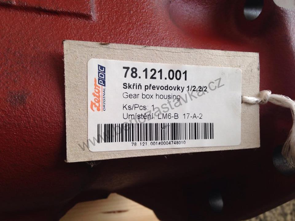Skříň převodovky - 1/2,2/2 - Zetor URIII
