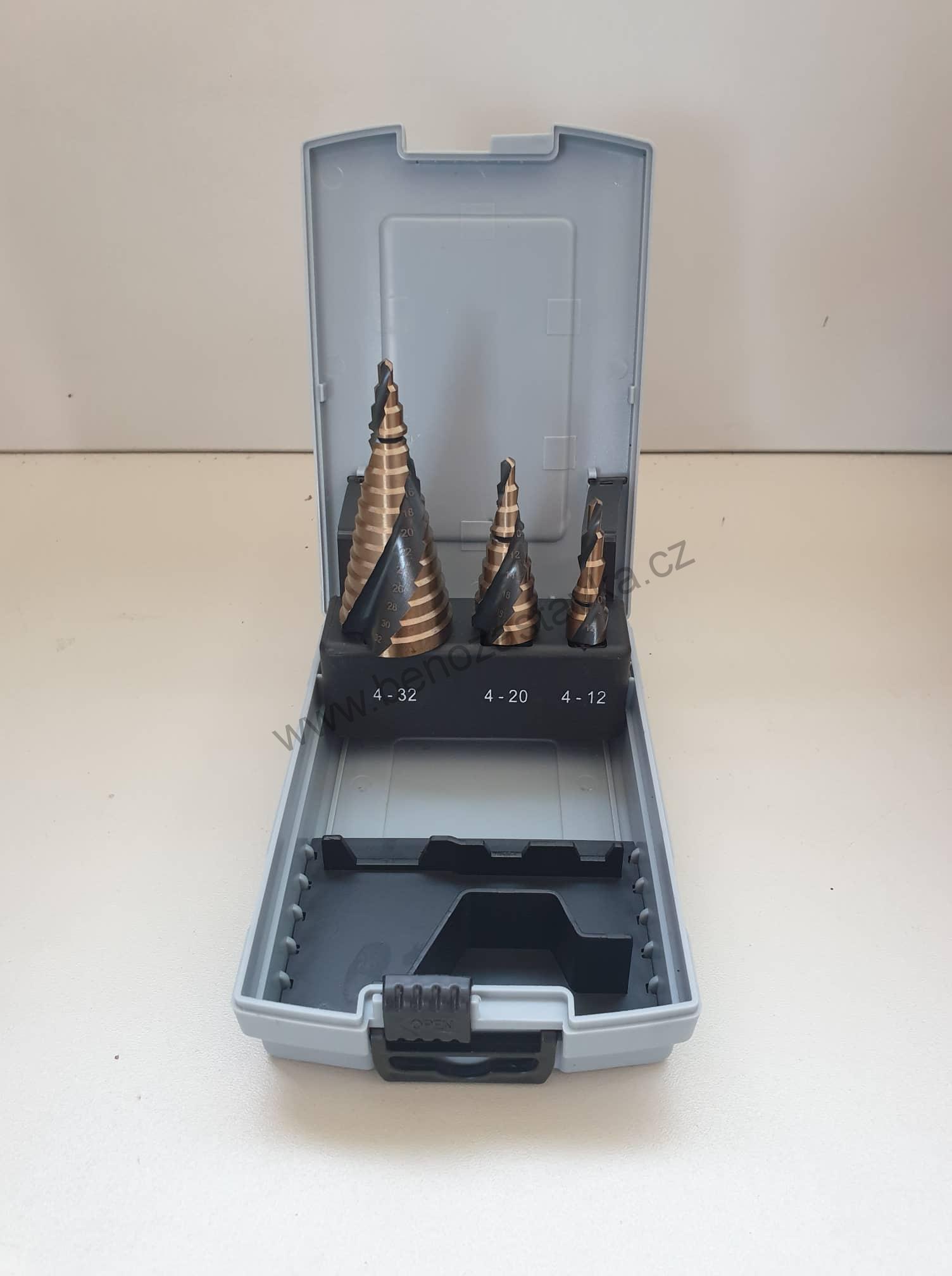 SADA - Aku-vrtačka + Stupňovité vrtáky - FLEX 