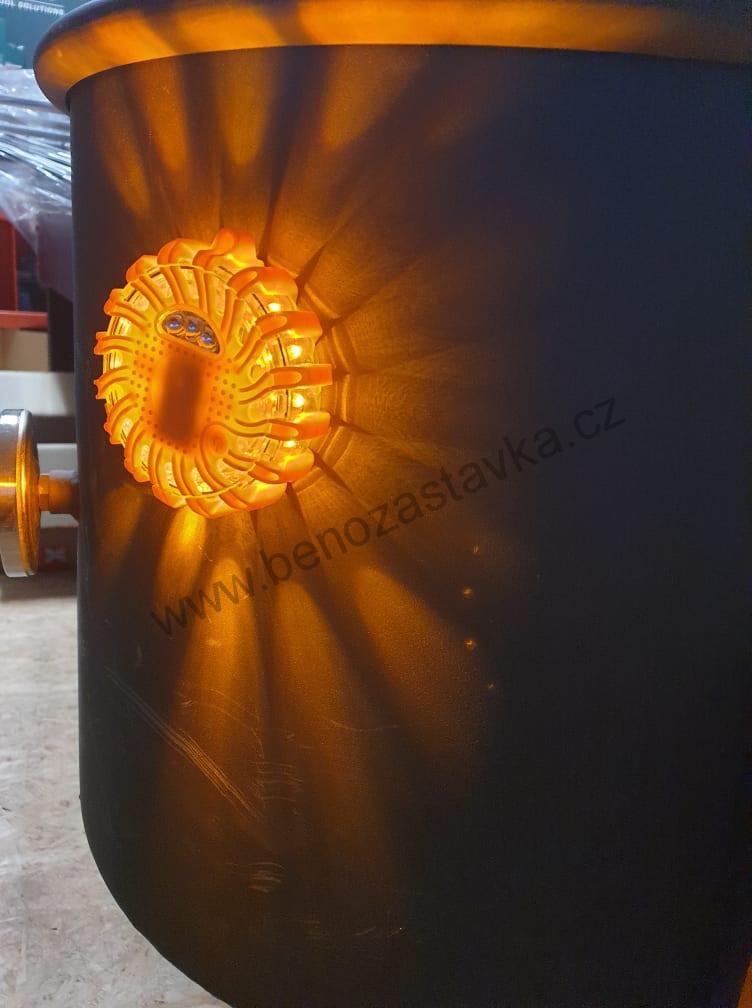 LED výstražné světlo - 9 volitelných režimů