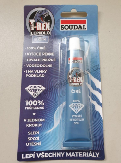 25ML - Lepidlo čiré T-REX - sklo/guma