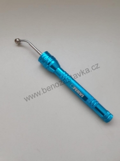 Hliníková svítilna s teleskopickým magnetem 710mm FERVI