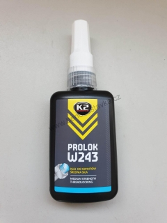 Zajišťovací lepidlo - střední pevnost - 50ml K2 PROLOK W243