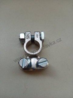 Profi koncová svorka baterie POL - / Pocínovaná